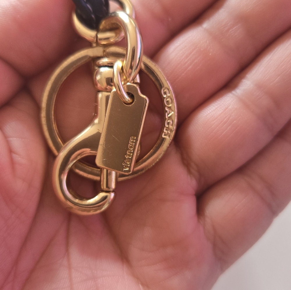 Coach Gold Keychain Accessory - Picture 2 of 5